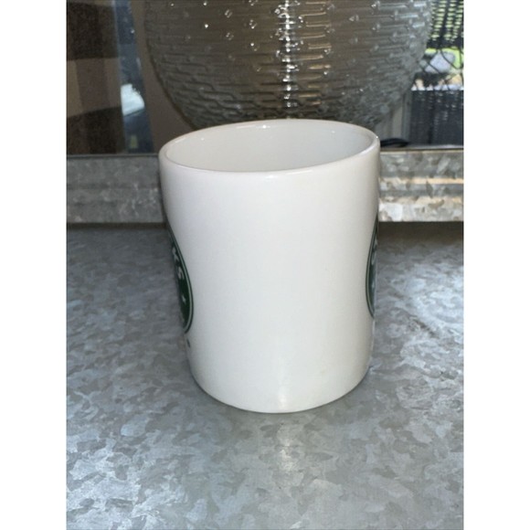 Starbucks Coffee Company Mug Ceramic Logo Drinking Cup 2005 Solid White 9 oz. - Picture 4 of 6